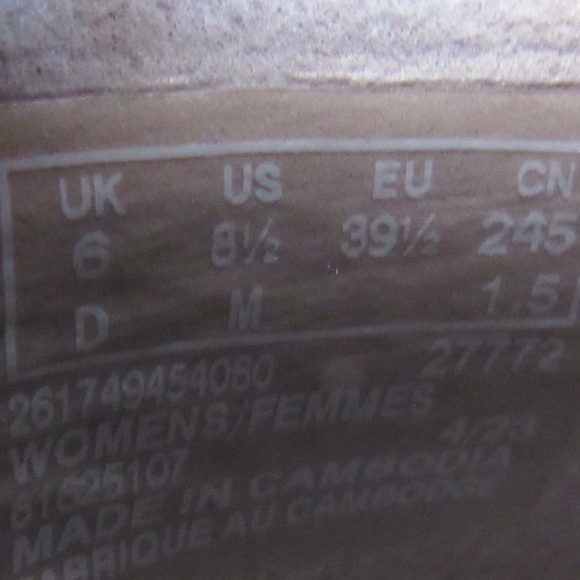 Clarks Cloudsteppers Shoes 8.5 Slip on Clean Inside Gray - Picture 2 of 9